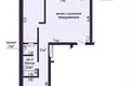 Appartement 3 chambres 66 m² Minsk, Bélarus