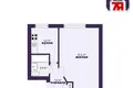 Квартира 1 комната 28 м² Солигорск, Беларусь
