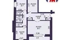 3 room apartment 64 m² Salihorsk, Belarus
