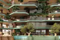 Kompleks mieszkalny New residence Eywa with swimming pools, lounge areas and waterfalls on the bank of the canal, Business Bay, Dubai, UAE
