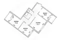 Apartamento 3 habitaciones 70 m² Muchaviecki sielski Saviet, Belarús