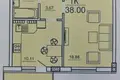 Mieszkanie 1 pokój 38 m² Odessa, Ukraina