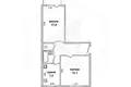 Wohnung 2 zimmer 52 m² Tscharnautschyzy, Belarus