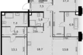 Wohnung 3 zimmer 96 m² Moskau, Russland