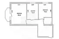 Квартира 2 комнаты 72 м² Мухавецкий сельский Совет, Беларусь