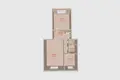 Квартира 2 комнаты 51 м² Смолевичи, Беларусь