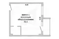Квартира 1 комната 38 м² Брест, Беларусь