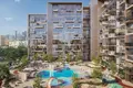Kompleks mieszkalny New Havelock Residences with swimming pools in the green area of Jebel Ali Village (Discovery Gardens), Dubai, UAE