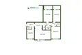 Mieszkanie 4 pokoi 86 m² Lida, Białoruś