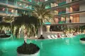 Kompleks mieszkalny New residence Peace Lagoons with swimming pools, a water park and a spa center, Al Wadi, Dubai, UAE