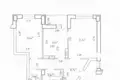 3 room apartment 57 m² Minsk, Belarus