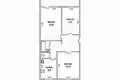 3 room apartment 58 m² Brest, Belarus