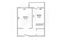 1 room apartment 42 m² Brest, Belarus