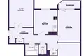 3 room apartment 68 m² Zhodzina, Belarus
