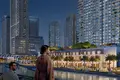 Residential complex New Palace Residence North with a panoramic view and restaurants directly on the promenade, Dubai Creek Harbour, Dubai, UAE