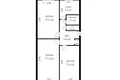 Квартира 3 комнаты 62 м² Минск, Беларусь