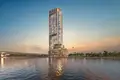 Wohnkomplex New high-rise residence One River Point with swimming pools on the canal front, close to Burj Khalifa, Business Bay, Dubai, UAE