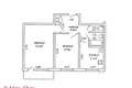 Квартира 2 комнаты 39 м² Минск, Беларусь