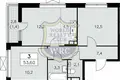 Wohnung 3 zimmer 54 m² Kommunarka, Russland