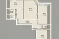 Квартира 3 комнаты 93 м² Минск, Беларусь