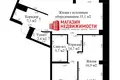 3 room apartment 92 m² Hrodna, Belarus