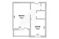 Квартира 1 комната 36 м² Брест, Беларусь