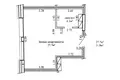 1 room apartment 32 m² Minsk, Belarus