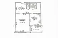 Apartamento 1 habitación 43 m² Rechytsa, Belarús