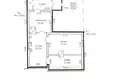 Duplex 2 chambres 56 m² Babrouïsk, Bélarus