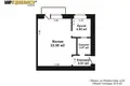 Mieszkanie 1 pokój 33 m² Mińsk, Białoruś