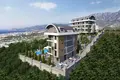 Квартира 1 комната 46 м² Аланья, Турция
