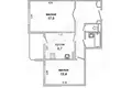Apartamento 2 habitaciones 53 m² Muchaviecki sielski Saviet, Belarús