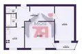 2 room apartment 51 m² Barysaw, Belarus