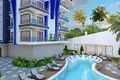 Kompleks mieszkalny Residential complex with swimming pool, gym and sauna, 2 km from the sea, Payallar, Turkey