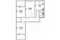 Apartamento 3 habitaciones 67 m² Muchaviecki sielski Saviet, Belarús