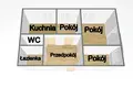 Квартира 3 комнаты 61 м² Краков, Польша