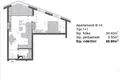 1 bedroom apartment 59 m² Tirana Municipality, Albania