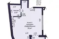 Wohnung 2 zimmer 47 m² Minsk, Belarus
