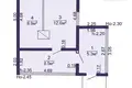 Casa 25 m² Pliski sielski Saviet, Belarús