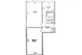 Квартира 2 комнаты 39 м² Минск, Беларусь