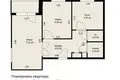 Apartamento 2 habitaciones 49 m² Minsk, Belarús