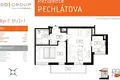Квартира 2 комнаты 46 м² Столица Прага, Чехия