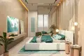 Complejo residencial Residential complex with swimming pool, gym and cinema, in the green residential area Damac Hills 2, Dubai, UAE