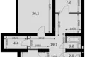 Квартира 2 комнаты 92 м² Апрелевка, Россия