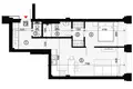 Mieszkanie 2 pokoi 54 m² Ryga, Łotwa