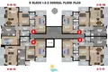 Mieszkanie 2 pokoi 48 m² Obakoy, Turcja