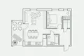 Apartamento 2 habitaciones 64 m² en Marupe, Letonia