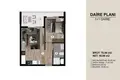 Appartement 2 chambres 78 m² Mezitli, Turquie