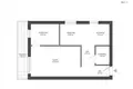 2 room apartment 43 m² Warsaw, Poland