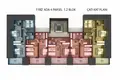 Apartamento 43 m² Alanya, Turquía